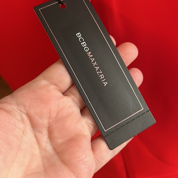 BCBGMaxAzria NWT dress Clare Mini in Red Berry color size 6 - Picture 6 of 16